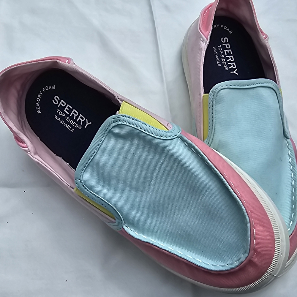 Sperry Saltie Big Kid Colorful Slip-On Sneakers